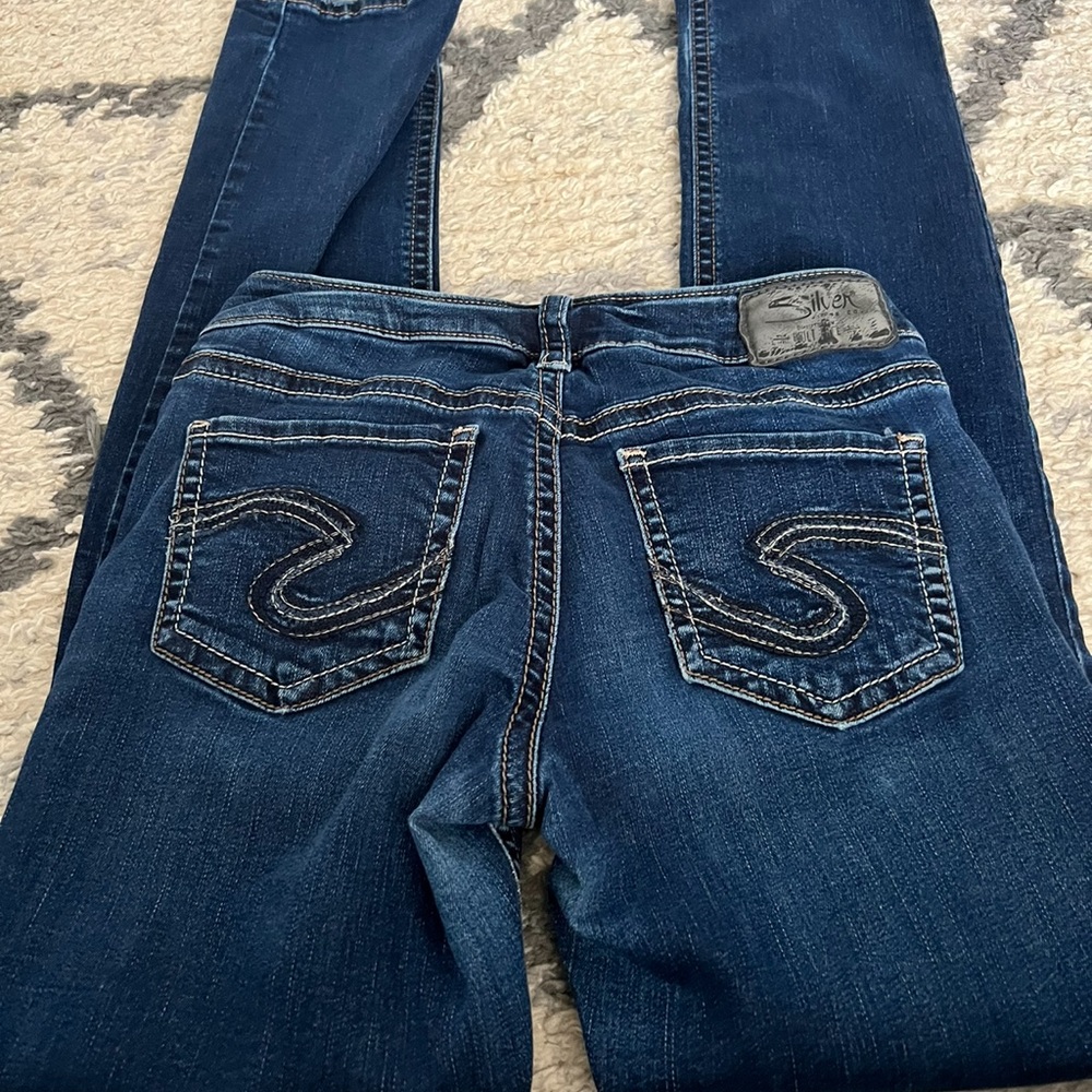 Silver jeans